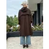 Beiaz Nora Büzgülü Trençkot SK271001