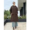 Beiaz Nora Büzgülü Trençkot SK271001