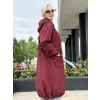 Beiaz Nora Büzgülü Trençkot SK271001