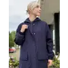 Beiaz Nora Büzgülü Trençkot SK271001
