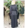 Qupra Şal Yaka Detaylı Tunik Pantolon Takım WAF2215
