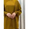 Tığ Triko Örgü Detaylı Rayon Tunik TNK21872Y