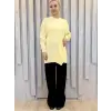 Tığ Triko Örgü Detaylı Rayon Tunik TNK21872Y
