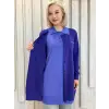Tığ Triko İkili Ceket Görünümlü Rayon Triko Hırka HRK22121