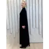 Tığ Triko Polo Yaka Rayon Elbise ELB21955