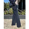 Misswhence Likralı Geniş Paça Kot Pantolon 40105