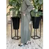 Kahma Kemer Detaylı Hakim Yaka Gömlek PantolonTakım