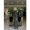 Kahma Kemer Detaylı Hakim Yaka Gömlek PantolonTakım
