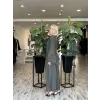 Kahma Kemer Detaylı Hakim Yaka Gömlek PantolonTakım