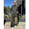 Almarwah Kadife Detaylı Sweat Pantolon Takım ALL3011