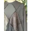 Misswhence Kumaş Kombinli Patcwork Tunik 40009