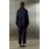 Qupra Süet Şal Detaylı Denim Kap Pantolon Takım WAF2254