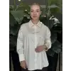 Kahma Yakası Payet İşlemeli Gömlek