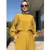 Almarwah Sırt Düğme Detaylı Tunik Pantolon Takım 203038