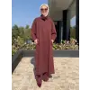 Kahma Düğme Ve Kemer Detaylı Trenchkot