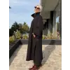 Kahma Düğme Ve Kemer Detaylı Trenchkot