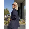 Ghisa Fermuarlı Tencel Kap Pantolon Takım G9410