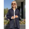 Ghisa Fermuarlı Tencel Kap Pantolon Takım G9410