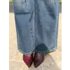 Ghisa Taşlı Denim Pantolon 8417