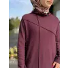 Kahma Dikiş Detaylı Örme Tunik Pantolon Takım