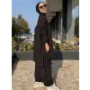 Almarwah Asimetrik Maxi Tunik Şalvar Pantolon Takım 203048