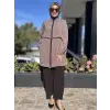 Almarwah Fermuarlı Tencel Kap Pantolon Takım 202925