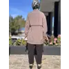Almarwah Fermuarlı Tencel Kap Pantolon Takım 202925
