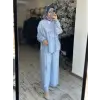 Almarwah Pile Detaylı Tencel Etek Pantolon 606123