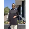 Almarwah Yandan Yırtmaçlı Viscon Tunik 102227