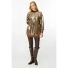 Ghisa Baklava Payet Detaylı Triko Tunik G241519