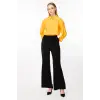 Ghisa Beli Lastikli İspanyol Pantolon 8628