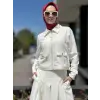 Jamila Sarah Kısa Ceket Pantolon/Etek Takım 9014