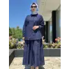 Kahma Nakış işlemeli Gömlek