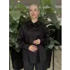 Kahma Yakası Payet İşlemeli Gömlek