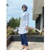 Kayra Nakış Ve Kemer Detaylı Gömlek KA21063