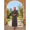 Kayra Önü Patlı Tensel Kot Elbise KA83016