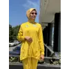Lisa Sırtı Ve Göğsü İşlemeli Ceket  Pantolon Takım 3026