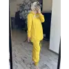 Lisa Sırtı Ve Göğsü İşlemeli Ceket  Pantolon Takım 3026