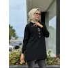 Misswhence Düğmeli Triko Tunik 36016