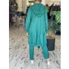 MİSSWHENCE KAPÜŞONLU İNCE ÖRME KAP PANTOLON TAKIM 33407