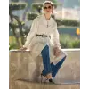 Misswhence Kumaş Ve Payet Detaylı Fermuarlı Kap 39403