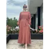 Misswhence Parça Detaylı Viscon Tencel Elbise 39844
