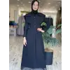 SENNA Arcıa Siyah Tesettür Abiye Elbise 3010S23