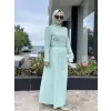SENNA Menta Clara Tesettür Abiye Dress SD2530014