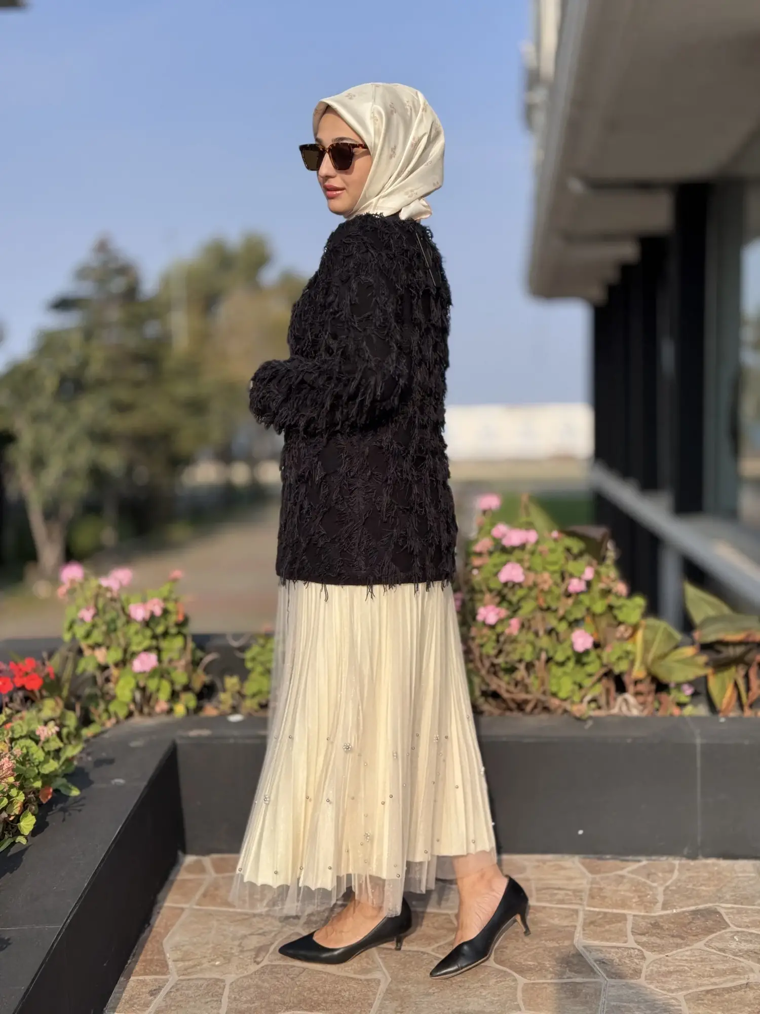 Ghisa Saçaklı Örme Triko Ceket G3309