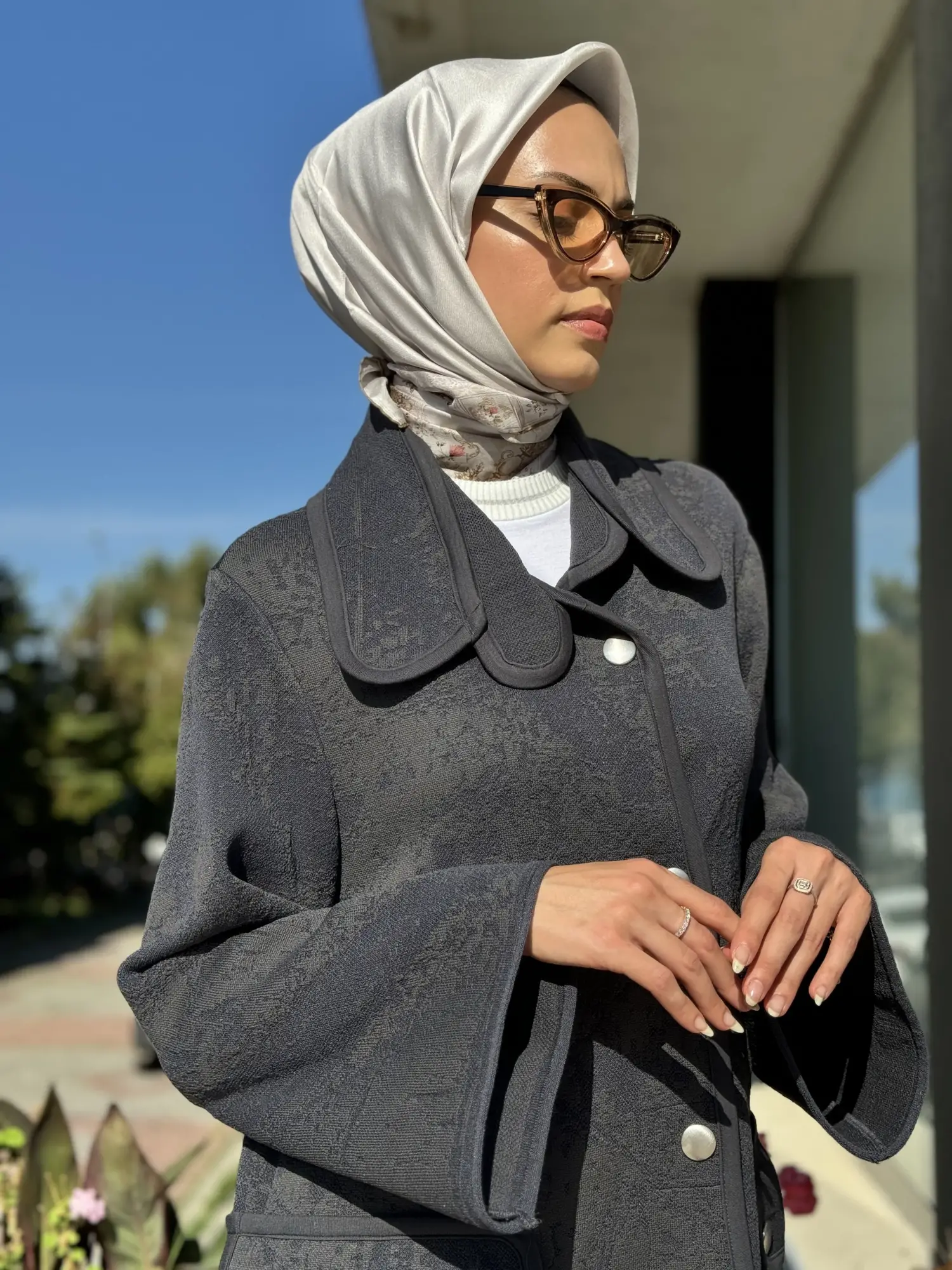 Misswhence Çıtçıtlı Triko Kap 36416