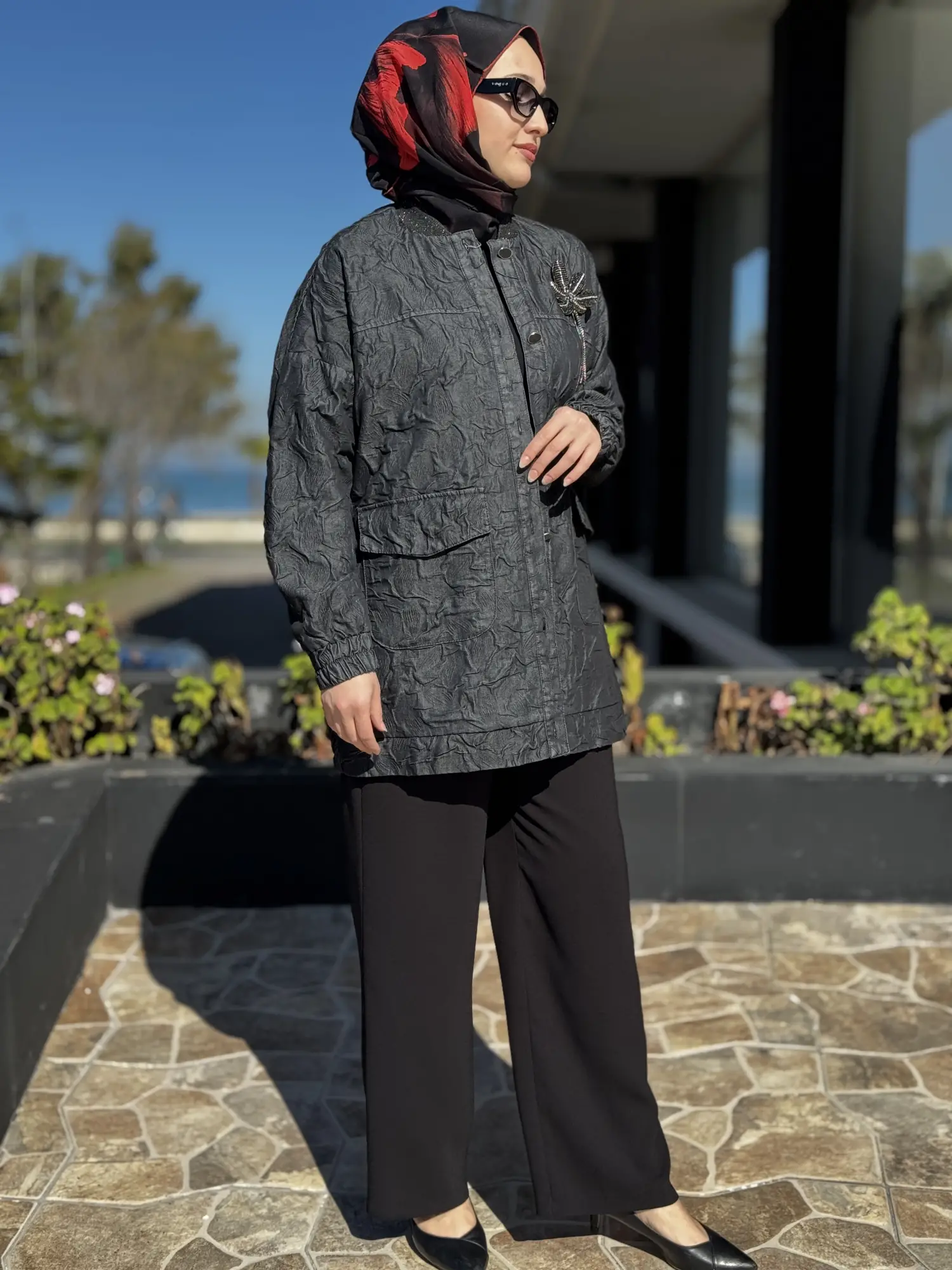 Kayra Bol Paça Krep Pantolon