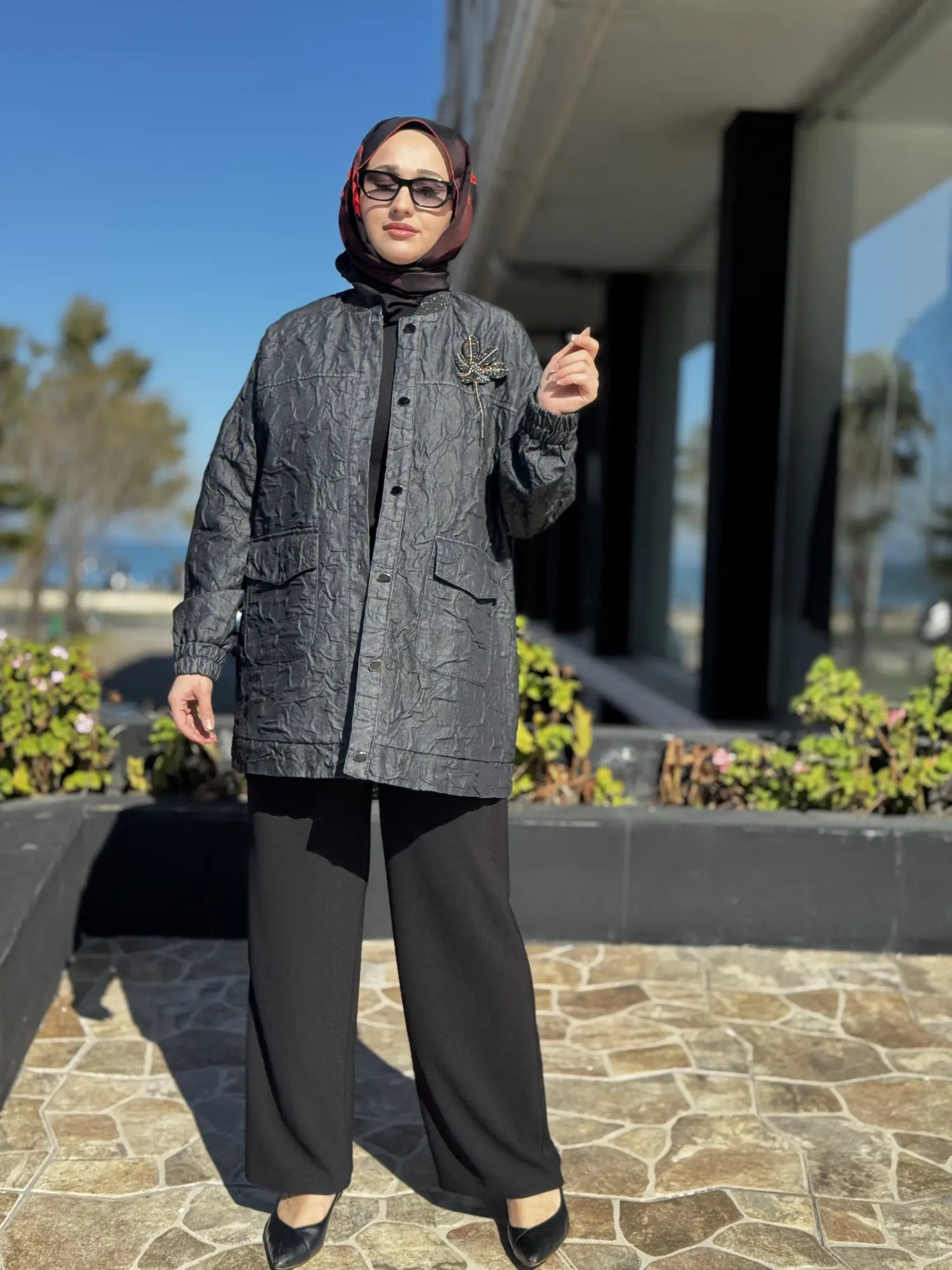 Kayra Bol Paça Krep Pantolon