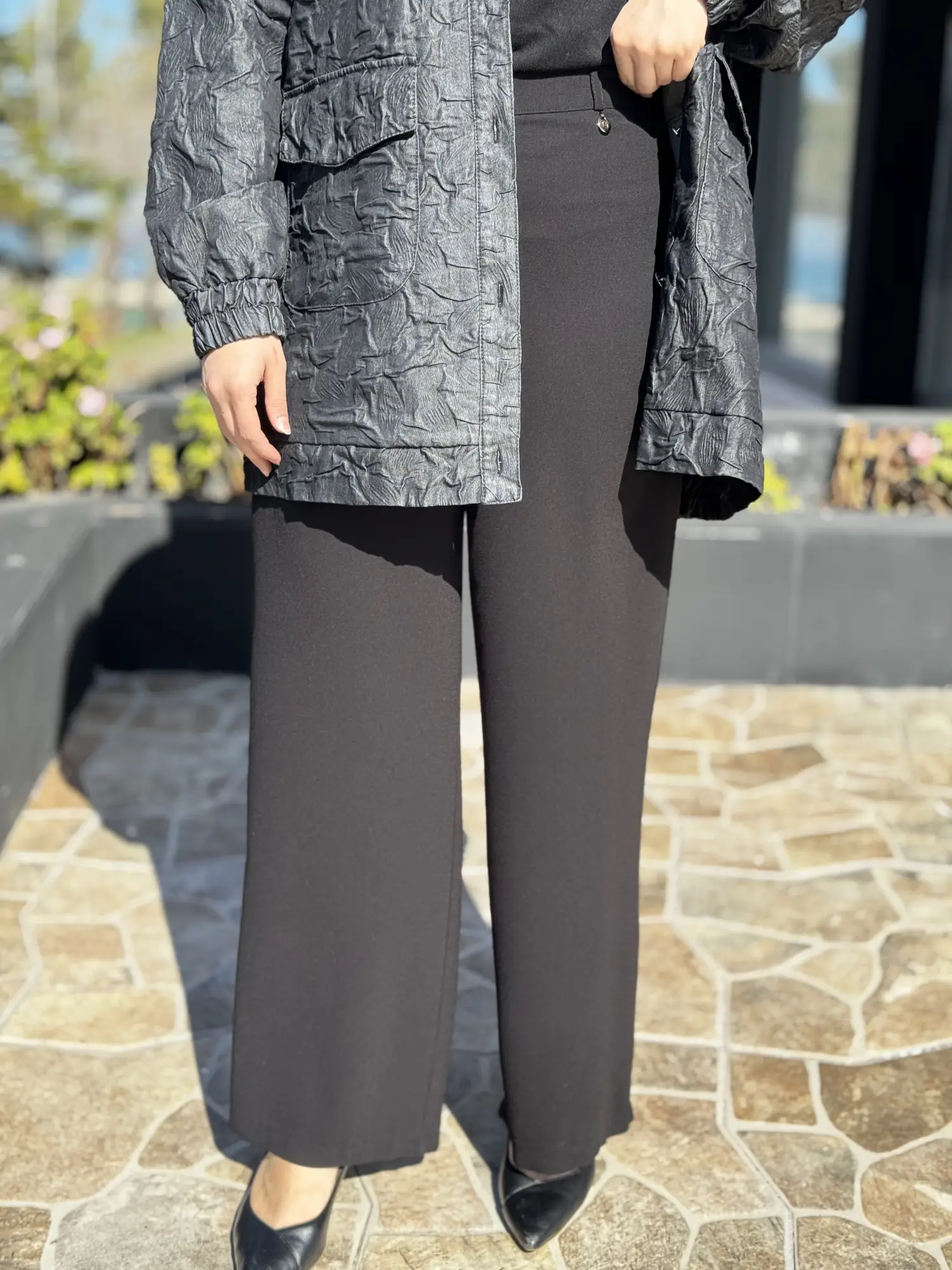 Kayra Bol Paça Krep Pantolon