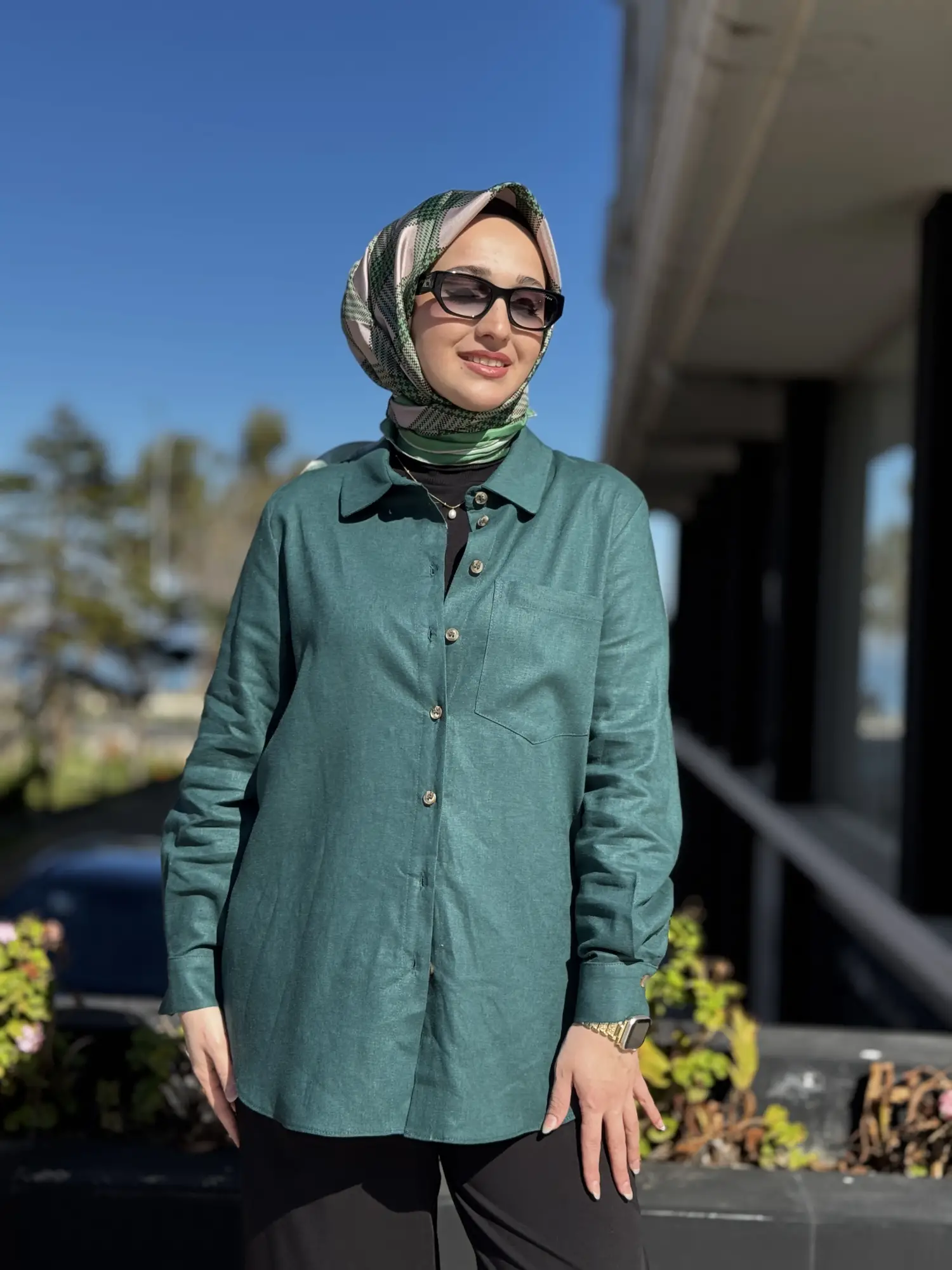 Kayra Basic Keten Gömlek